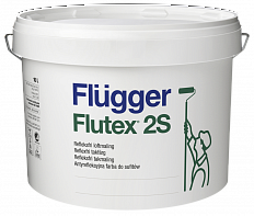 FLÜGGER FLUTEX 2S / Краска для потолка антибликовая, глубокоматовая.